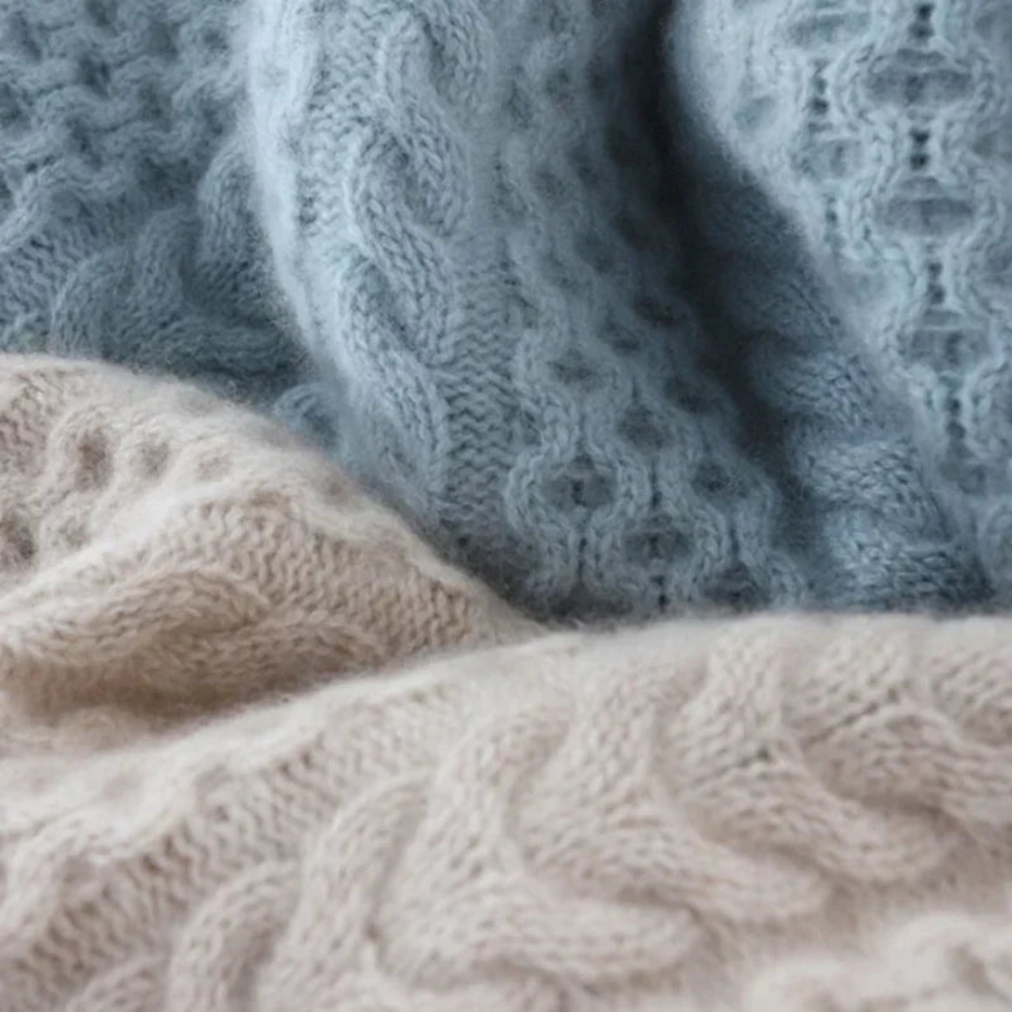Cable knitted