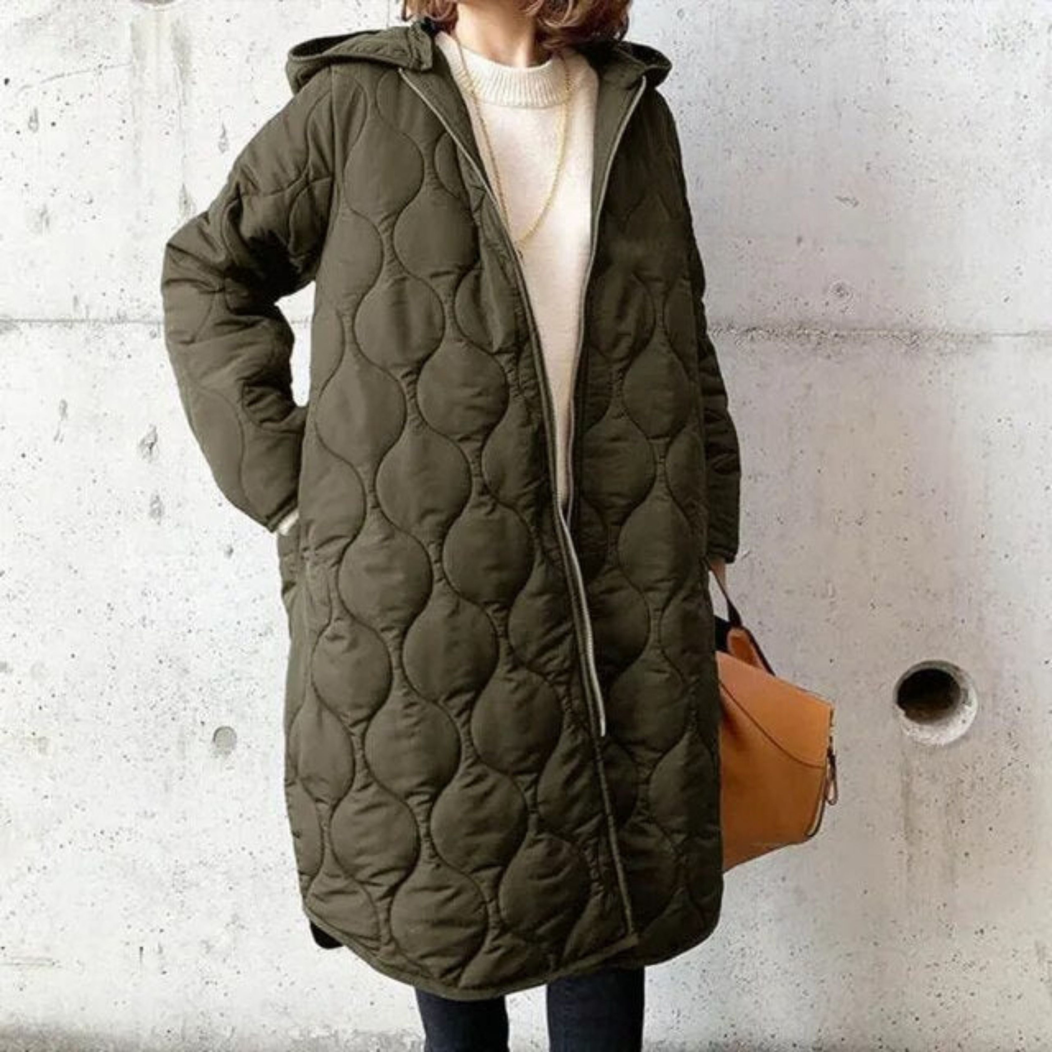 Lined Hooded Coat