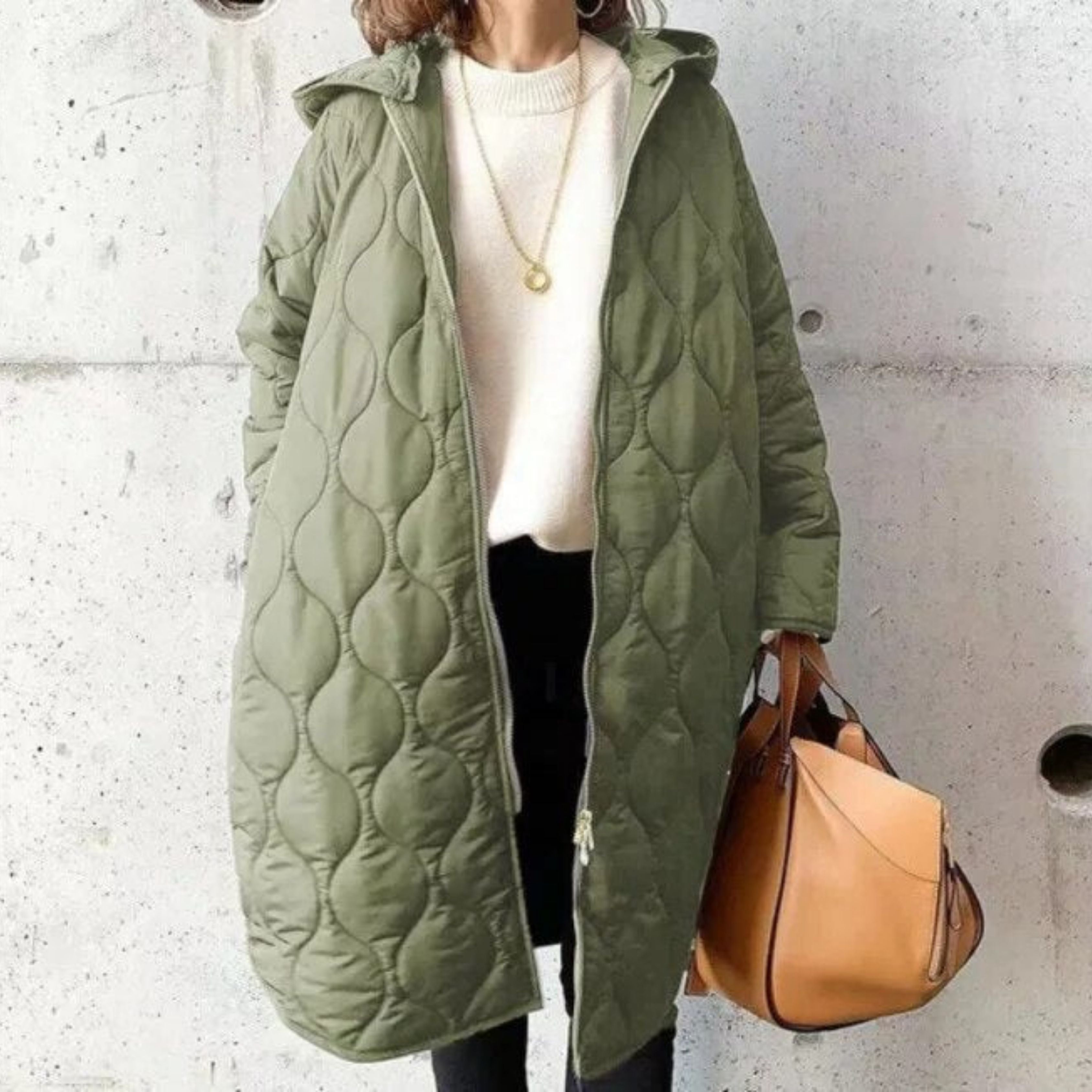 Lined Hooded Coat