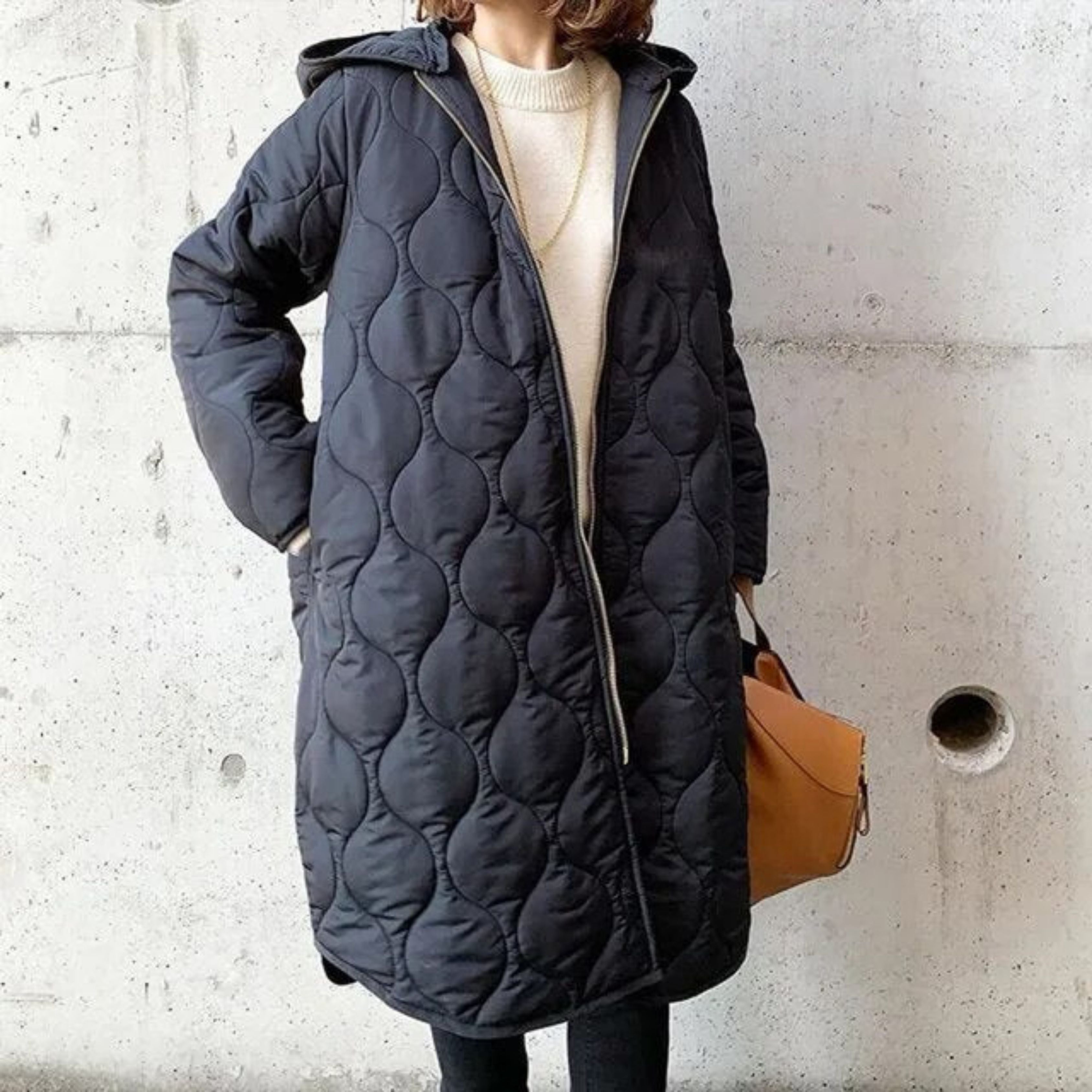 Lined Hooded Coat