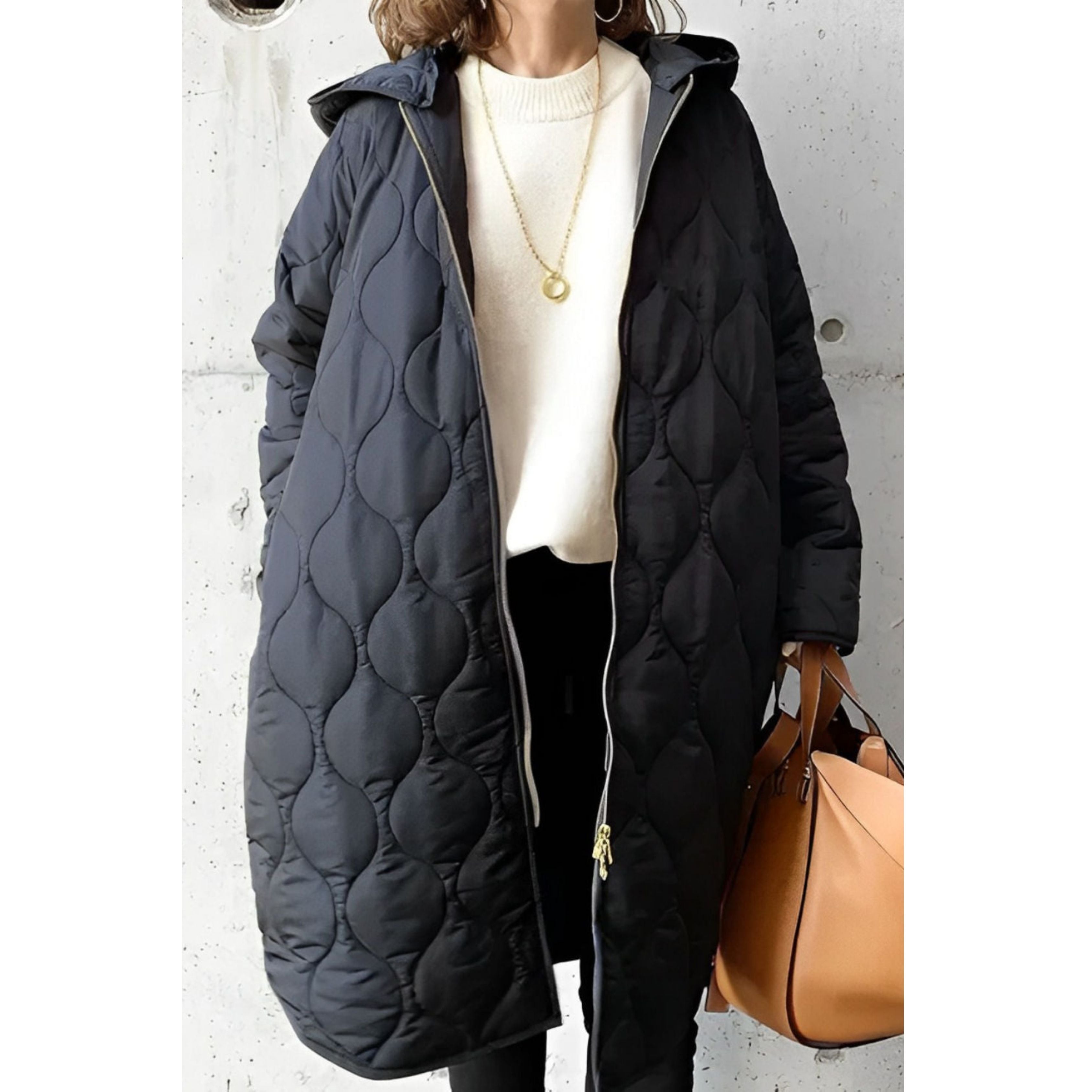 Lined Hooded Coat