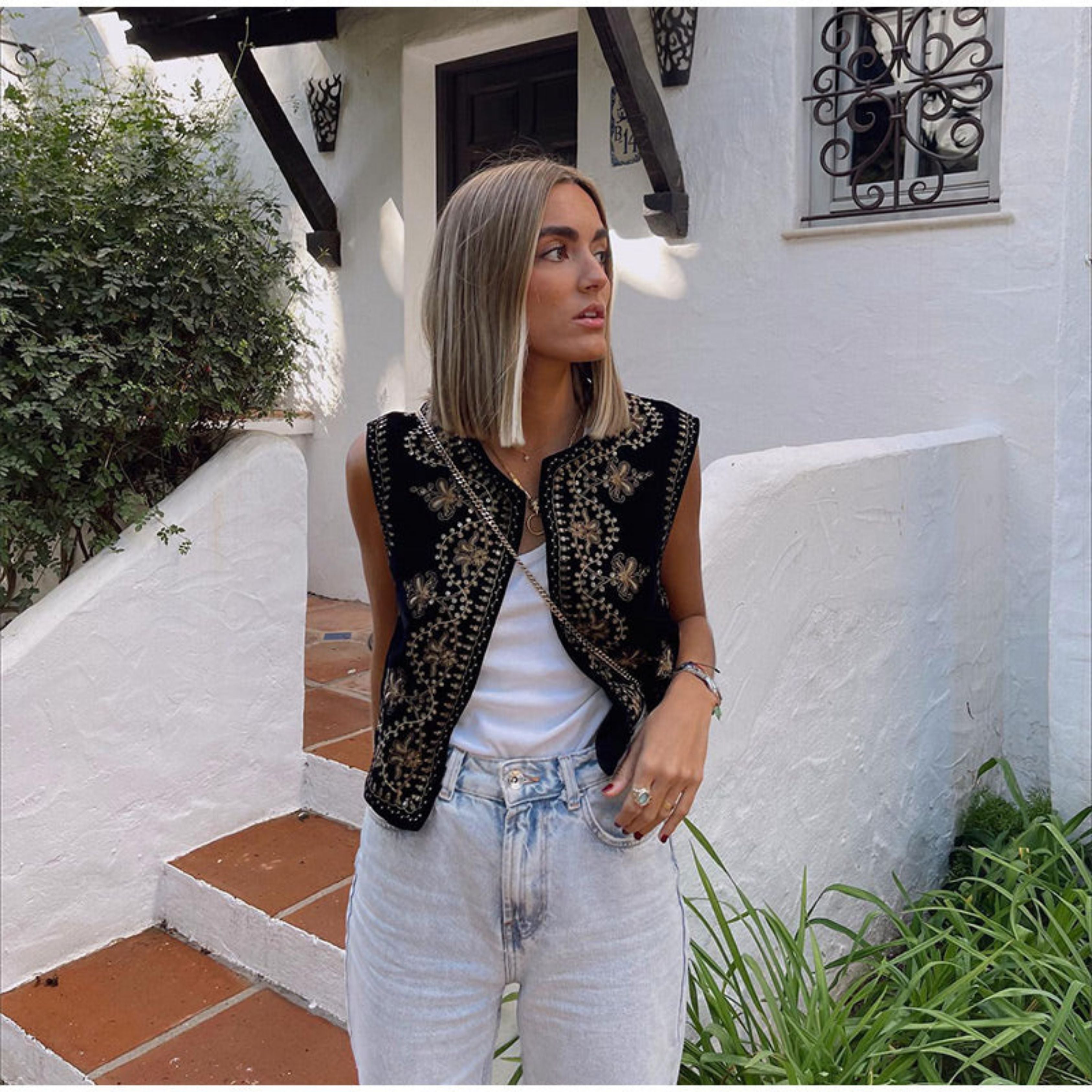 Embroidered