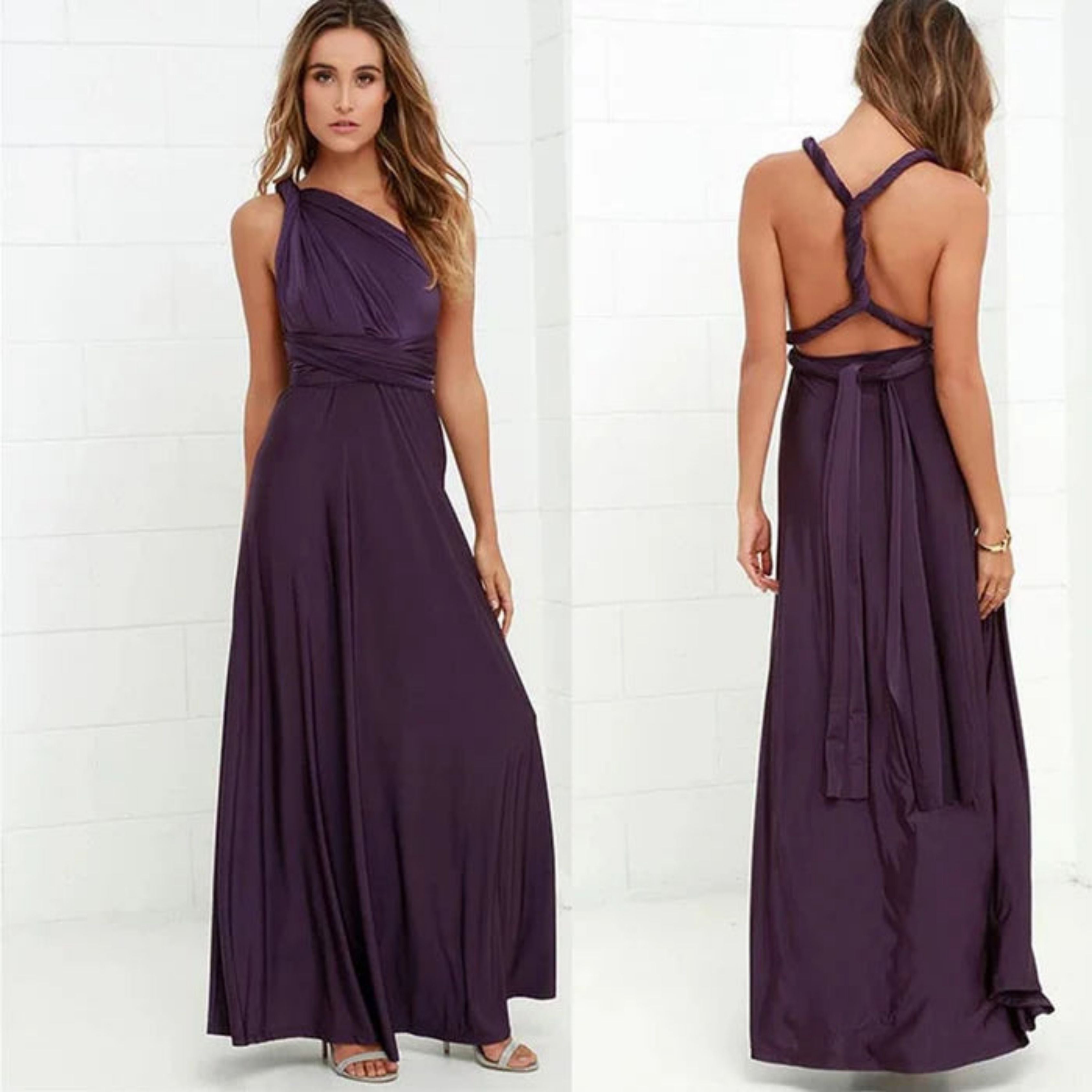 One Shoulder Maxi