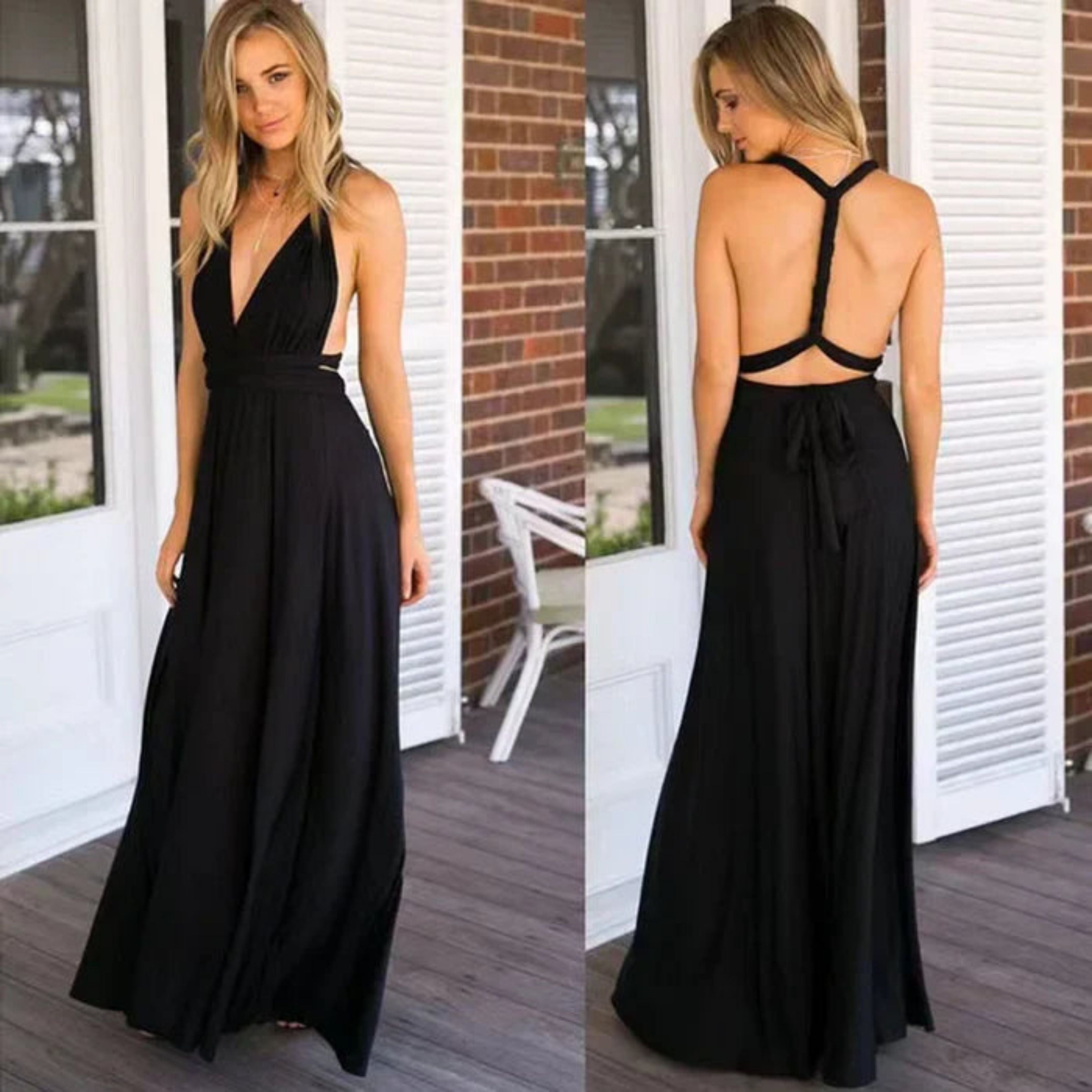 One Shoulder Maxi