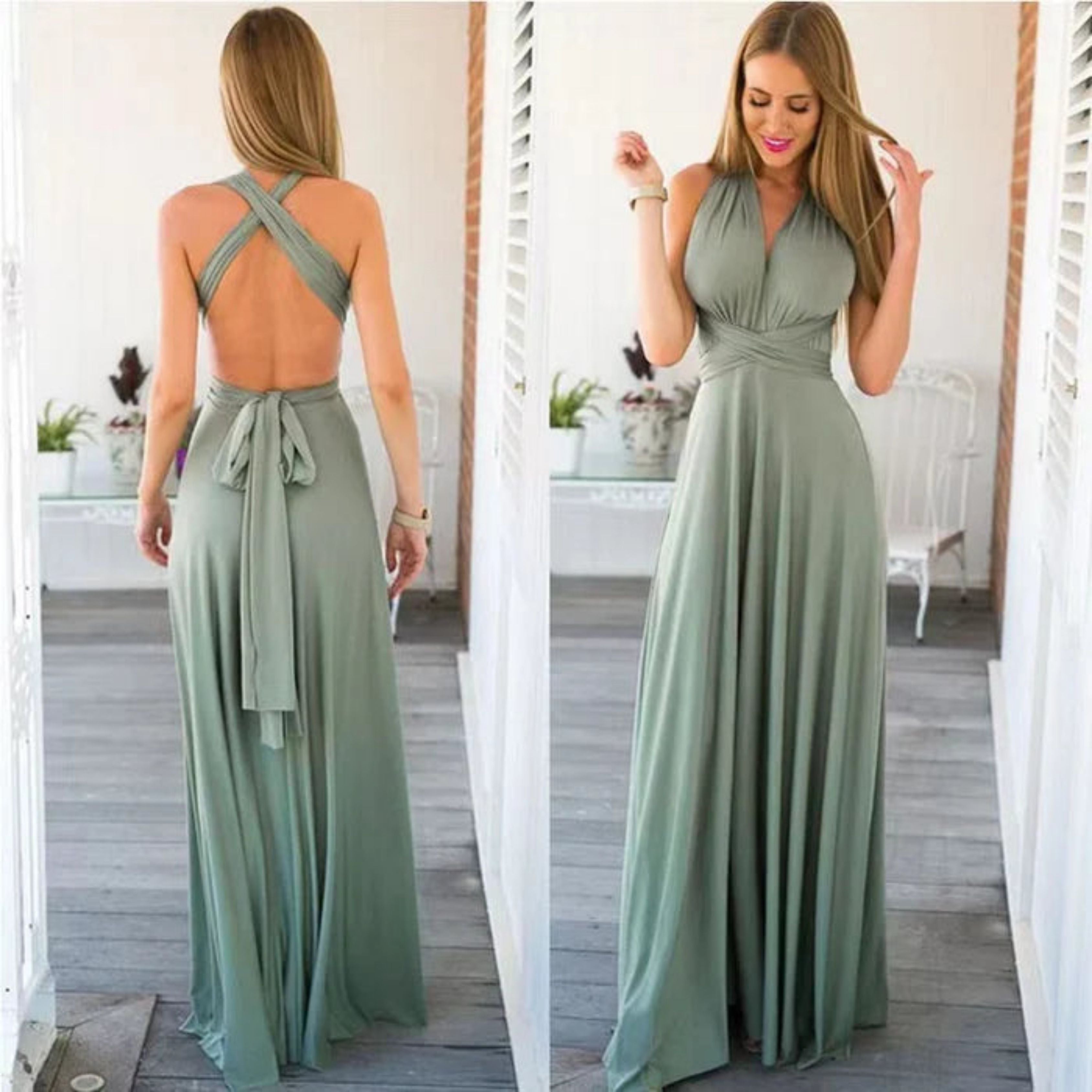 One Shoulder Maxi